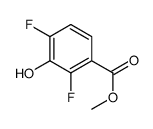 2,4-DIFLUORO-3-HYDROXYBENZOIC ACID METHYL ESTER结构式