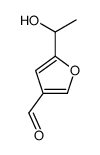 3-Furancarboxaldehyde, 5-(1-hydroxyethyl)- (9CI) Structure