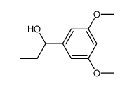 1-(3,5-二甲氧基苯基)丙-1-醇结构式