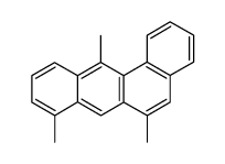 Benz(a)anthracene, 6,8,12-trimethyl- Structure