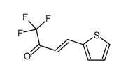 1,1,1-trifluoro-4-thiophen-2-ylbut-3-en-2-one Structure