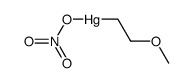 (2-methoxy-ethyl)-nitrato-mercury Structure