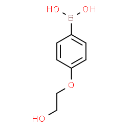 4-(2-Hydroxyethoxy)phenylboronic acid结构式