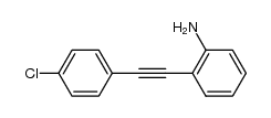 2-(4-CHLORO-PHENYLETHYNYL)-PHENYLAMINE structure