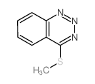 1,2,3-Benzotriazine,4-(methylthio)-结构式