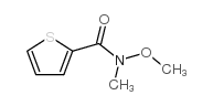 N-Methoxy-N-methyl-2-thiophenecarboxamide Structure