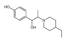 4-[2-(4-ethylpiperidin-1-yl)-1-hydroxypropyl]phenol结构式