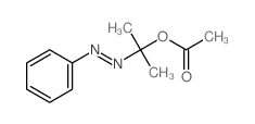 2-Propanol,2-(2-phenyldiazenyl)-, 2-acetate structure