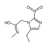 5-Ethyl-N-methyl-2-nitro-1H-imidazole-1-acetamide结构式