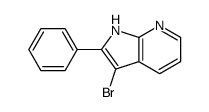 3-bromo-2-phenyl-1H-pyrrolo[2,3-b]pyridine Structure