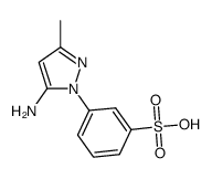 1-(3'-sulfophenyl)-3-methyl-5-aminopyrazol Structure