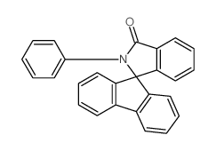 2'-phenylspiro[fluorene-9,3'-isoindole]-1'-one结构式