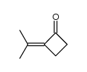 2-isopropylidene-cyclobutanone Structure