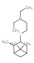 Ethanamine,N,N-diethyl-2-[(2,6,6-trimethylbicyclo[3.1.1]hept-3-yl)thio]-结构式