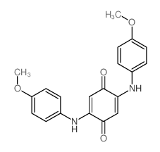 2,5-Cyclohexadiene-1,4-dione,2,5-bis[(4-methoxyphenyl)amino]- picture