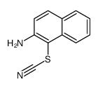 (2-aminonaphthalen-1-yl) thiocyanate Structure