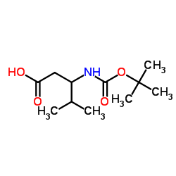 3-((叔丁氧羰基)氨基)-4-甲基戊酸图片