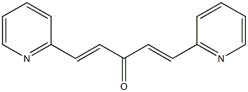 (1E,4E)-1,5-di(pyridin-2-yl)penta-1,4-dien-3-one结构式