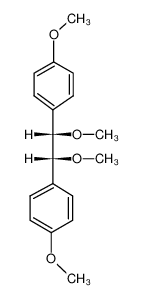 meso-4,α,4',α'-tetramethoxy-bibenzyl结构式