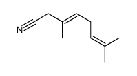 (E)-3,7-dimethylocta-3,6-dienenitrile结构式