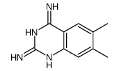 6,7-dimethylquinazoline-2,4-diamine Structure