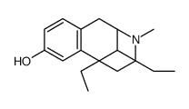 β-(+-)-5,9-Diethyl-2'-hydroxy-2-methyl-6,7-benzomorphan结构式