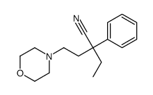 BUTYRONITRILE, 2-(2-MORPHOLINOETHYL)-2-PHENYL-结构式