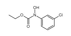 (3-chloro-phenyl)-hydroxy-carbamic acid ethyl ester structure