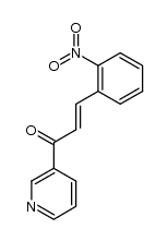 3-(2-nitrophenyl)-1-(pyridin-3-yl)prop-2-en-1-one结构式