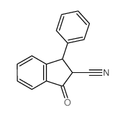 1H-Indene-2-carbonitrile,2,3-dihydro-1-oxo-3-phenyl- Structure
