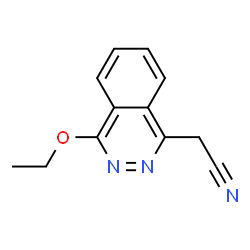 1-Phthalazineacetonitrile,4-ethoxy-(9CI)结构式