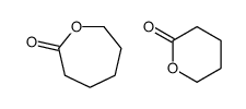 Poly(epsilon-caprolactone-delta-valerolactone)结构式