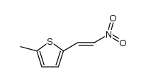 2-methyl-5-(2-nitro-vinyl)-thiophene Structure