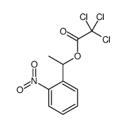 1-(2-nitrophenyl)ethyl 2,2,2-trichloroacetate结构式