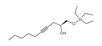 (S)-1-[(triethylsilyl)oxy]-4-decyn-2-ol Structure