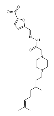 5-Nitro-2-furaldehyde [4-[(3E)-3,7-dimethyl-2,6-octadienyl]-1-piperazinylacetyl]hydrazone picture
