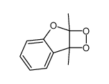 2A,7B-DIHYDRO-2A,7B-DIMETHYL-1,2-DIOEXTO(3,4B)BENZOFURAN结构式