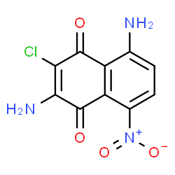1,4-Naphthalenedione,2,5-diamino-3-chloro-8-nitro- structure