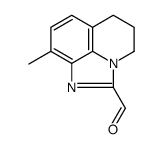 4H-Imidazo[4,5,1-ij]quinoline-2-carboxaldehyde,5,6-dihydro-9-methyl-(9CI)结构式