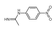 N-(4-nitro-phenyl)-acetamidine Structure
