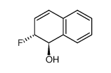 1-Naphthalenol,2-fluoro-1,2-dihydro-,(1R,2R)-(9CI) Structure