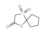 1-Oxa-4-thiaspiro[4.4]nonan-2-one,4,4-dioxide(9CI) structure