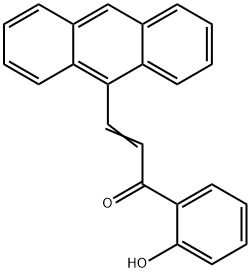 3-(9-anthryl)-2'-hydroxyacrylophenone structure