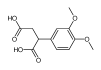 (3,4-dimethoxy-phenyl)-succinic acid structure