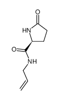 2-Pyrrolidinecarboxamide,N-allyl-5-oxo-(6CI,7CI,8CI) structure