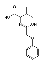 3-METHYL-2-[(PHENOXYACETYL)AMINO]BUTANOIC ACID structure