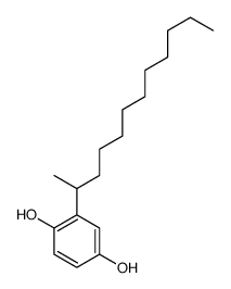 2-dodecan-2-ylbenzene-1,4-diol结构式