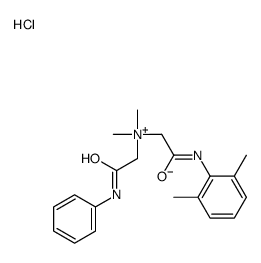 (2-anilino-2-oxoethyl)-[2-(2,6-dimethylanilino)-2-oxoethyl]-dimethylazanium,chloride Structure