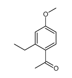 1-(2-ethyl-4-methoxyphenyl)ethanone Structure