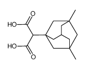 3.5-Dimethyladamantanylmalonsaeure Structure